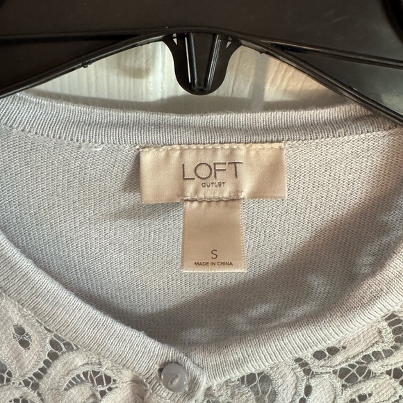 Elegant Lace Cardigan Sweater - Gray - Picture 4 of 4